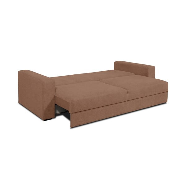 Divano letto marrone 238 cm Resmo - Scandic-image-2