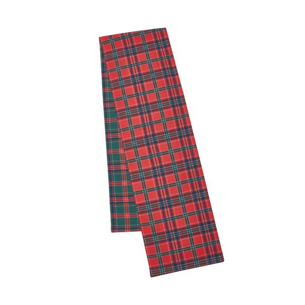 Runner in cotone a tema natalizio 220x32 cm Christmas Tartan Check – Catherine Lansfield