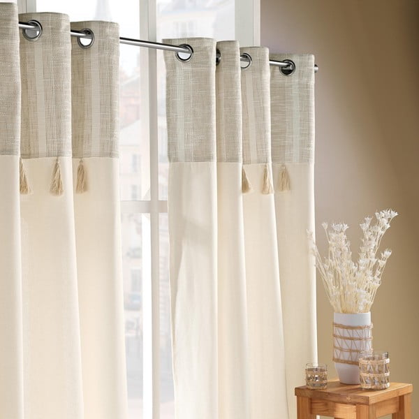 Tenda di colore naturale 140x240 cm Island – douceur d'intérieur-image-3