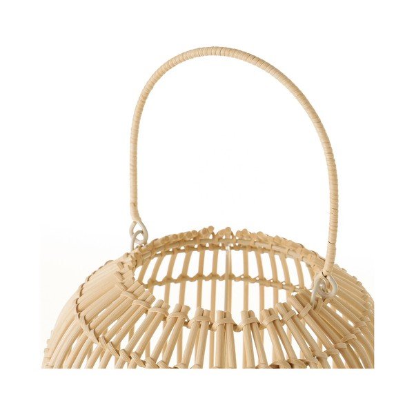 Lampada da tavolo in colore naturale con paralume in rattan (altezza 30,5 cm) Natural Way - Casa Selección-image-3
