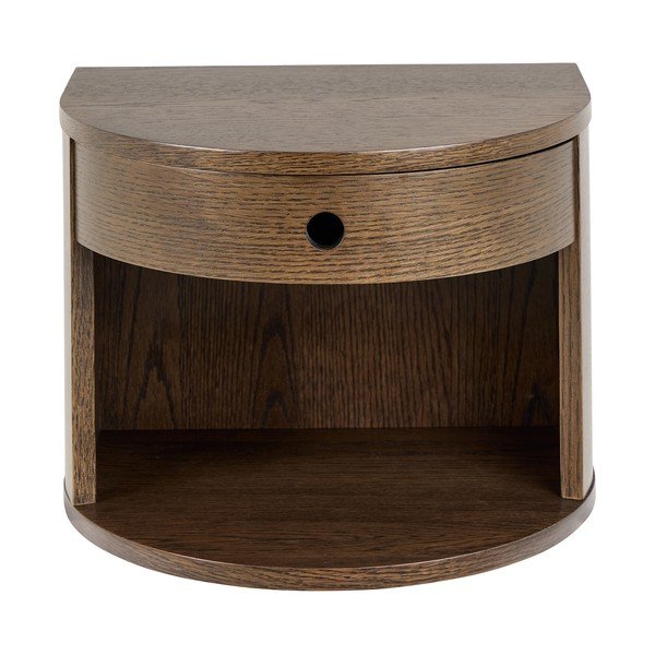 Comodino colore naturale scuro con effetto rovere Paron – Actona