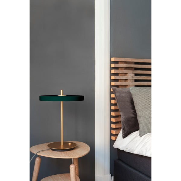 Lampada da tavolo dimmerabile a LED verde scuro con paralume in metallo (altezza 41,5 cm) Asteria Table - UMAGE-image-1