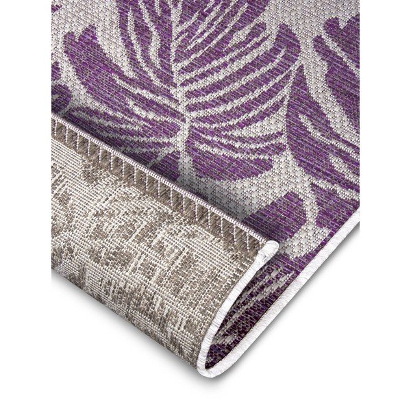 Tappeto da esterno viola e beige , 140 x 200 cm Monstera - NORTHRUGS-image-4