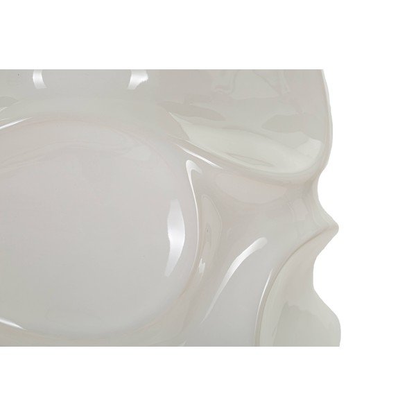 Lampada da tavolo bianca con paralume in tessuto (altezza 83 cm) Warsaw - Mauro Ferretti-image-3