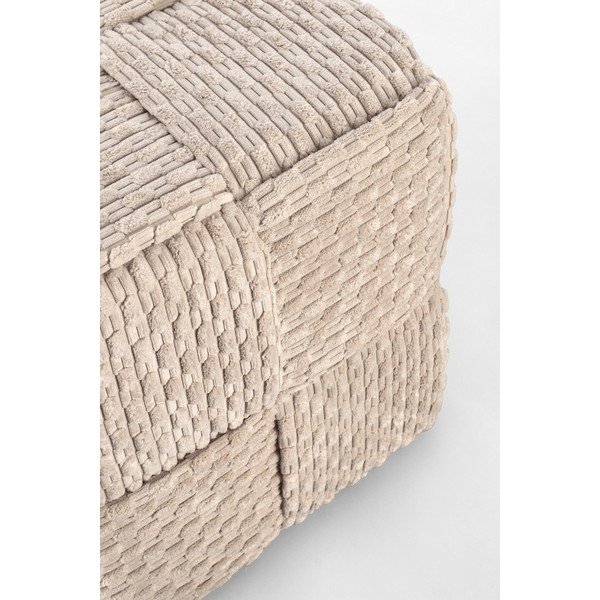 Poggiapiedi beige Dado – Bizzotto-image-1