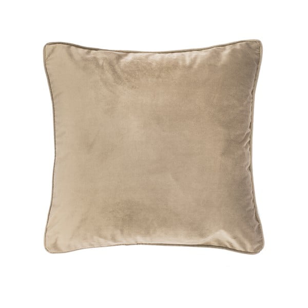 Cuscino vellutato beige chiaro, 45 x 45 cm - Tiseco Home Studio