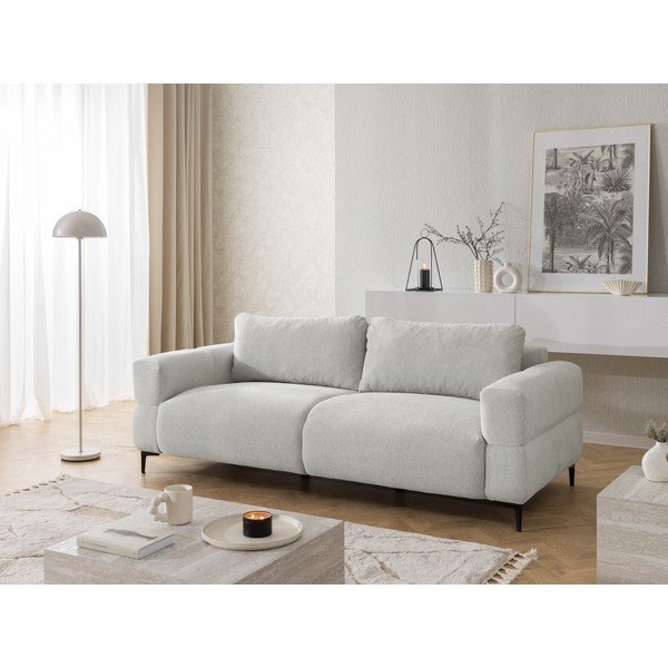 Divano grigio chiaro 217 cm Helio – Ropez-image-4