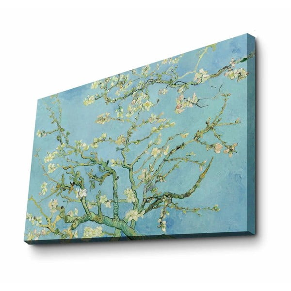 Riproduzione murale su tela Vincent Van Gogh Mandorlo in fiore, 100 x 70 cm Vincent Van Gogh - Almond Blossom - Wallity-image-3