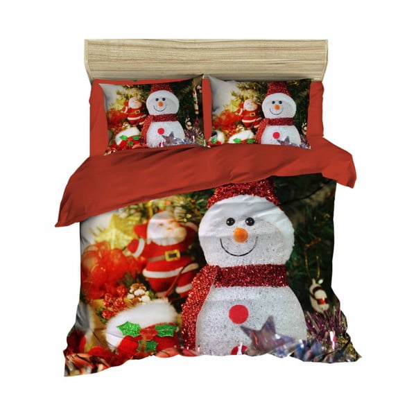 Biancheria da letto natalizia per letto matrimoniale con lenzuolo Zoe, 160 x 220 cm - Mijolnir