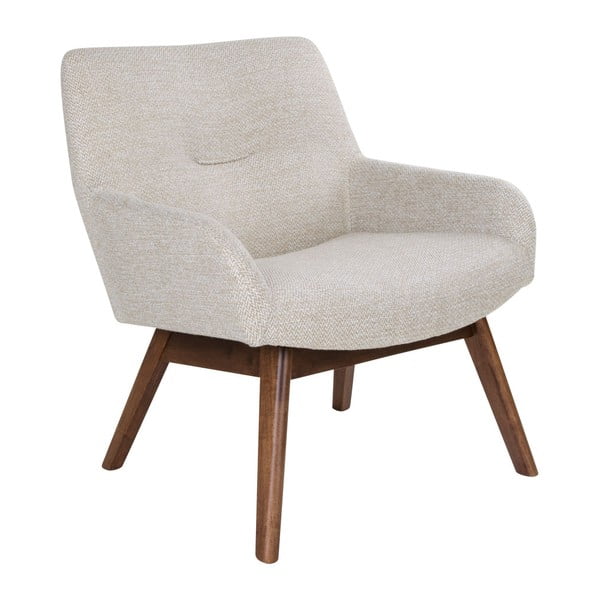 Poltrona in legno di noce marrone sabbia Londra - House Nordic