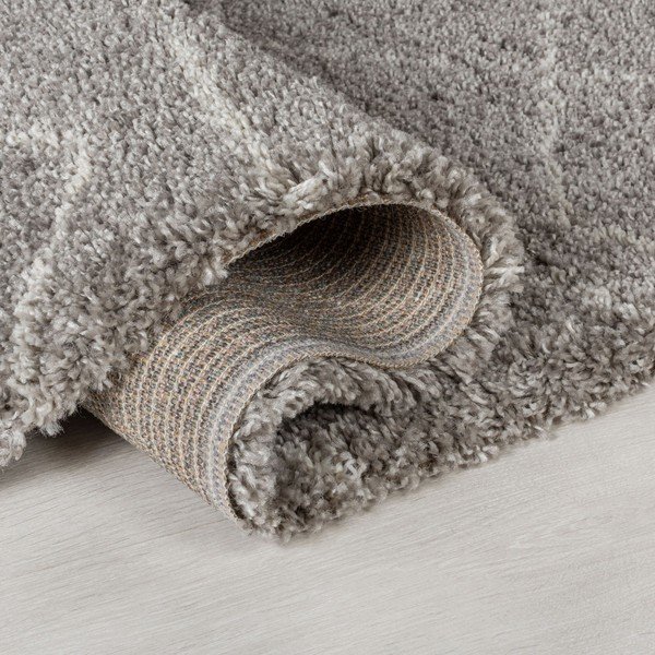 Tappeto grigio 200x290 cm Kush - Flair Rugs-image-1