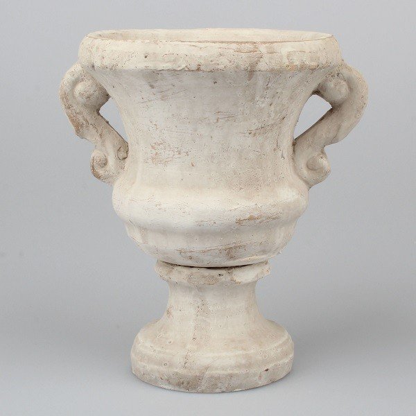 Šedý betonový květináč Dakls