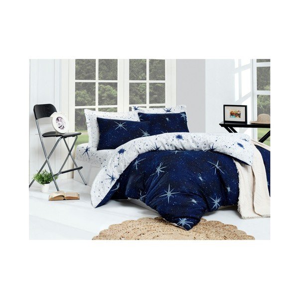 Biancheria da letto singola in cotone Puresso Navo, 140 x 200 cm Megastar - Mijolnir