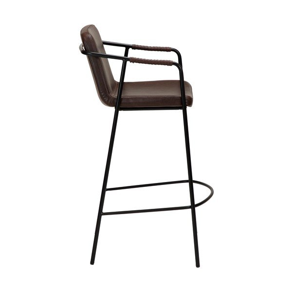 Sgabello da bar in similpelle marrone scuro, altezza 95 cm Boto - DAN-FORM Denmark-image-2