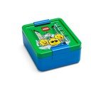 Scatola per snack blu con coperchio verde Iconic - LEGO®