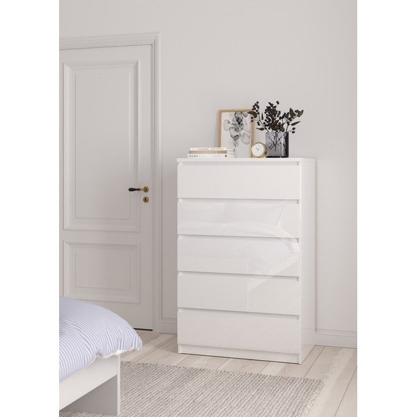 Credenza bianca 77x121x50 cm Naia – Tvilum-image-1