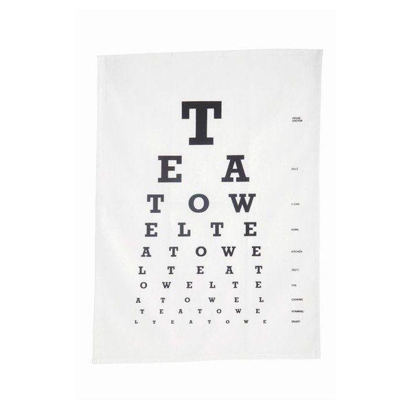 Kuchyňská utěrka Eye Test, 50x70 cm