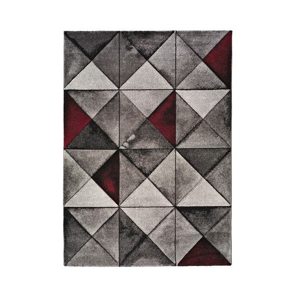 Tappeto grigio Optik, 60 x 120 cm - Universal