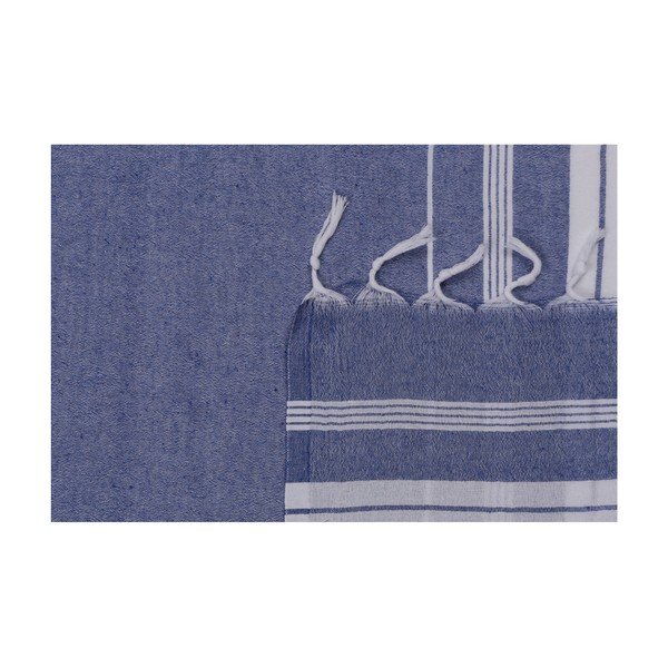 Asciugamano blu e bianco, 170 x 90 cm - Unknown-image-4