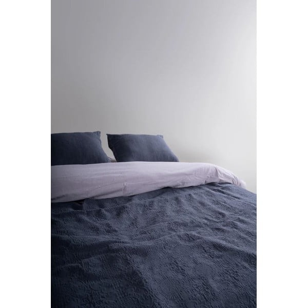 Set con copriletto e federa grigio scuro in jacquard 180x240 cm Jacquard – Mila Home Luxury-image-2