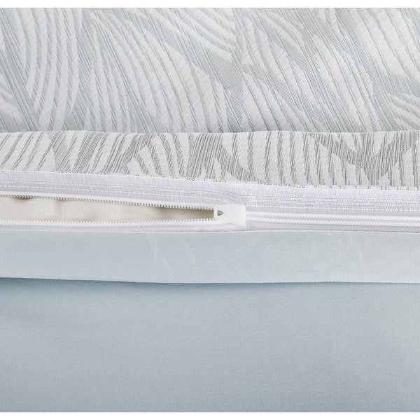 Biancheria da letto singola jacquard verde 140x200 cm Florida - My House-image-3