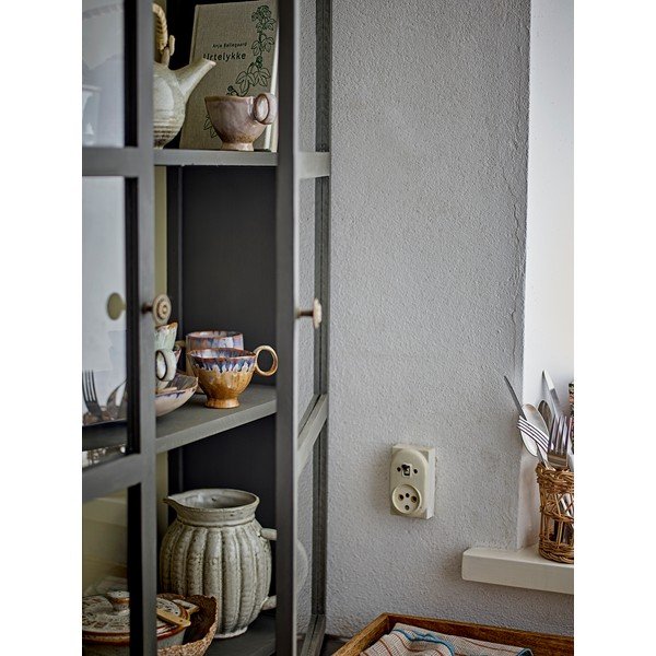 Vetrina grigia in abete massiccio da appendere 85x100x25 cm Tone – Bloomingville-image-2
