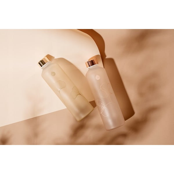 Bottiglia di vetro gialla da viaggio 0,75 l Mismatch - Equa-image-1