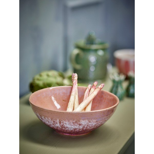 Ciotoline in set color salmone in gres 4 pz 890 ml Darlene – Bloomingville-image-1