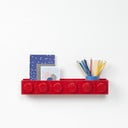 Mensola a muro rossa per bambini Sleek - LEGO®