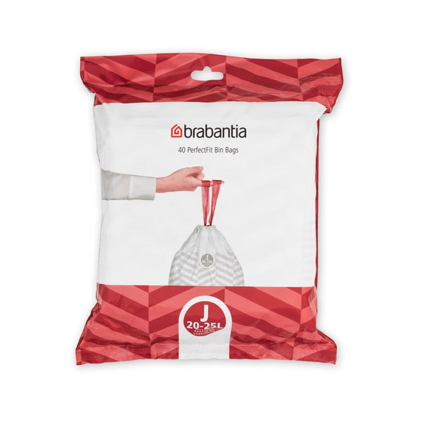 Sacchetti della spazzatura 40 pz 25 l PerfectFit J - Brabantia