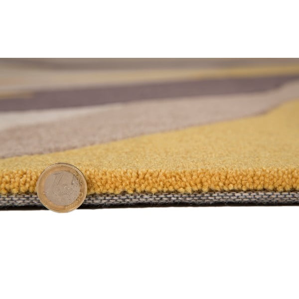 Tappeto giallo Scheggia, 120 x 170 cm - Flair Rugs-image-3