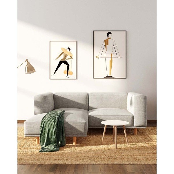 Divano angolare grigio chiaro (angolo sinistro) Kukumo - Ame Yens-image-1