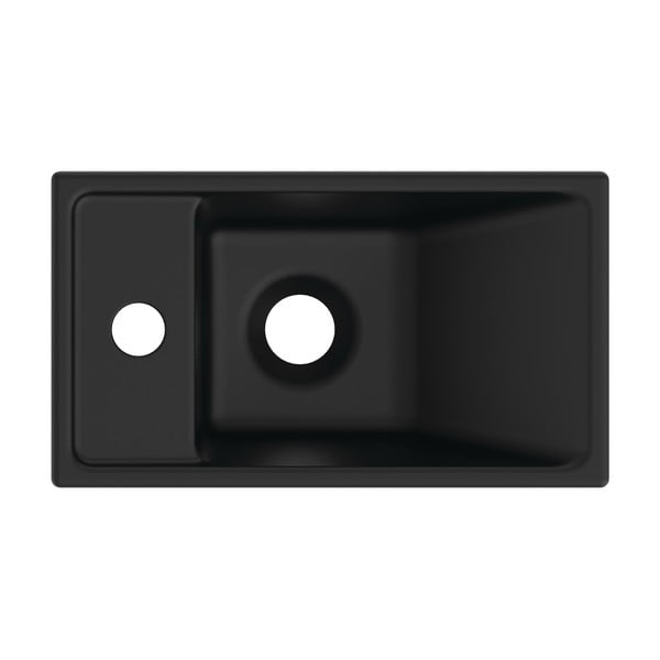 Lavabo in ceramica nero opaco37x21 cm i.Life S - Ideal Standard-image-2