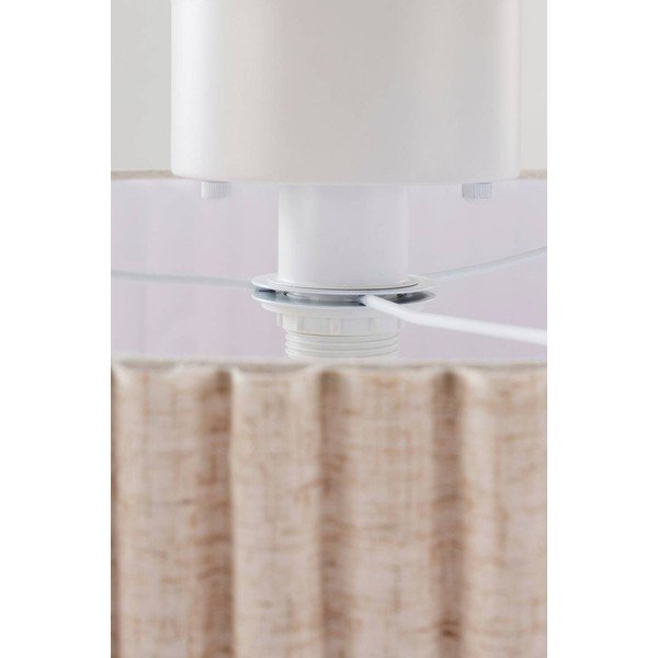 Plafoniera beige in lino ø 60 cm Alina – Jotex-image-4