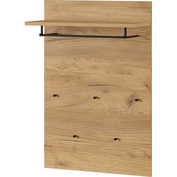 Pannello appendiabiti in rovere decorato in colore naturale Fremont - Germania-image-2