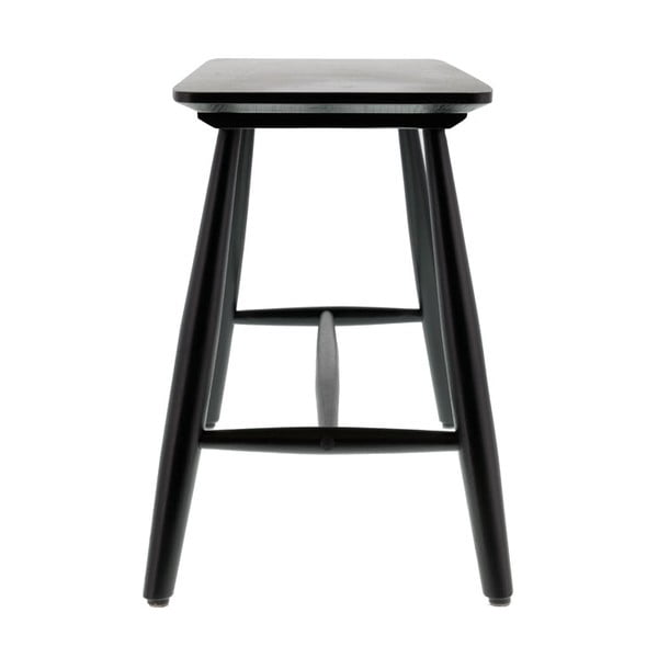 Consolle in rovere nero 90x28 cm Bast - Villa Collection-image-2