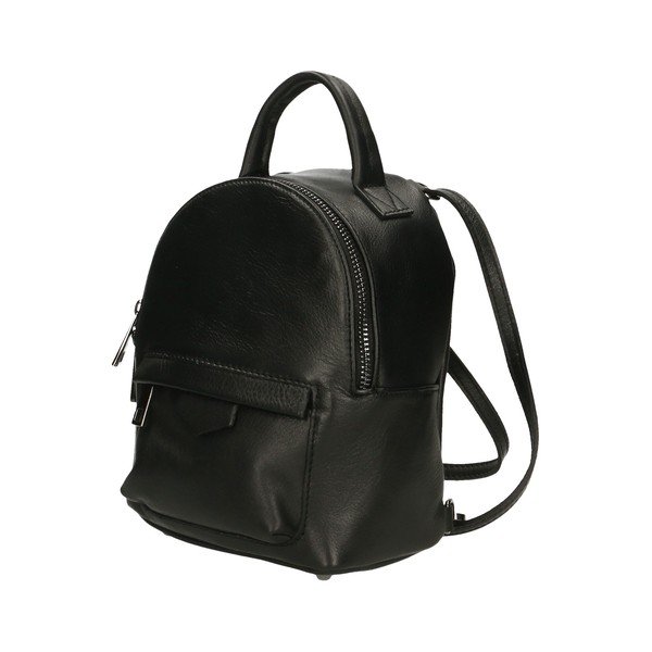 Zaino in pelle nera - Chicca Borse-image-1