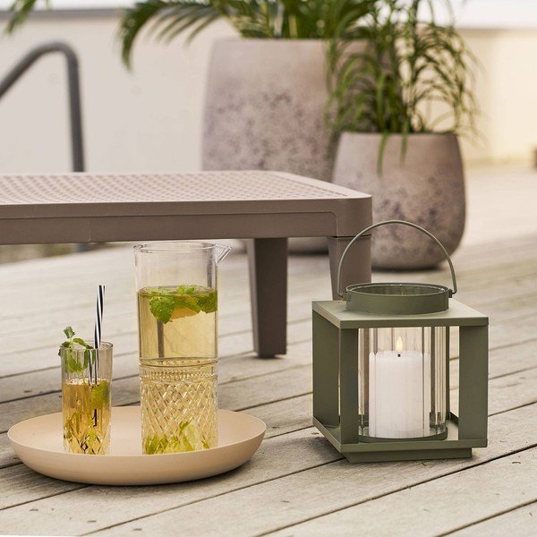 Lanterna in metallo/in vetro (altezza totale 20,5 cm) Lohals – House Nordic-image-1