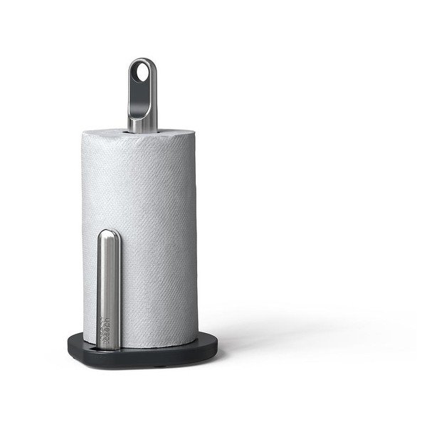 Portarotolo da cucina verticale grigio scuro in plastica Hold – Joseph Joseph-image-4