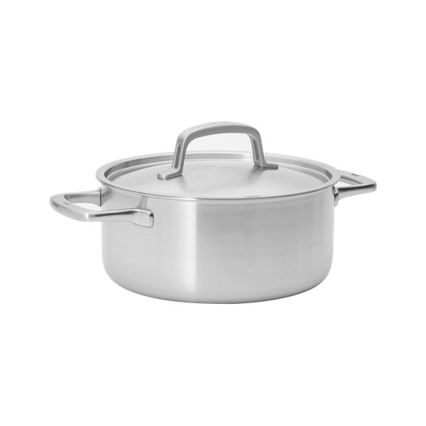 Casseruola in acciaio inox con coperchio incluso per induzione 4 l Lucca 3.0 – FABINI