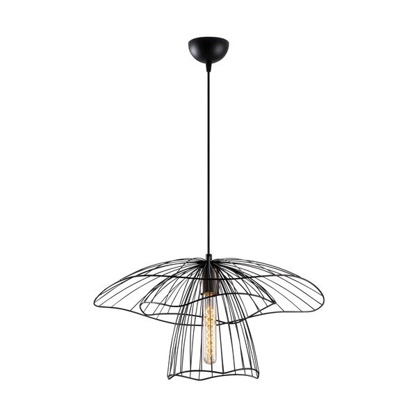 Lampadario nero ø 50 cm Farac – Opviq lights-image-2