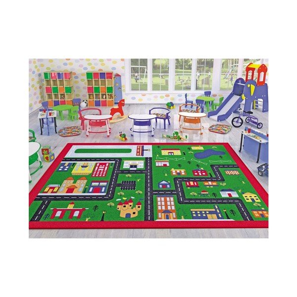 Tappeto per bambini Town, 100 x 150 cm - Confetti