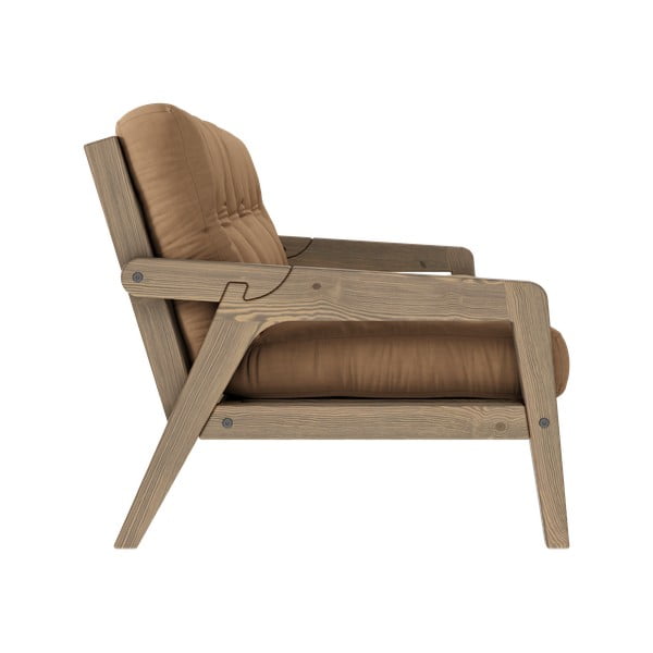 Divano letto marrone 204 cm Grab - Karup Design-image-4