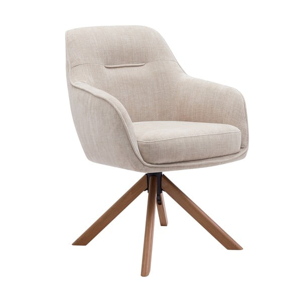 Set di sedie da pranzo color crema in imbottito 2 pz Avola – Unique Furniture