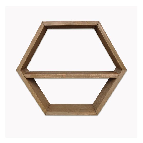 Scaffale da parete in legno Karino - Evila Originals-image-2