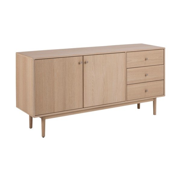 Cassettiera bassa in rovere 160x75 cm Aston - Actona-image-2