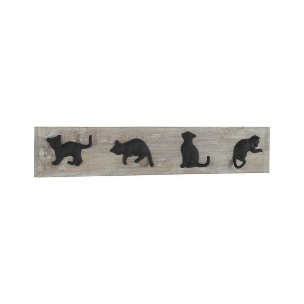 Appendiabiti da parete in legno Gatti - Geese