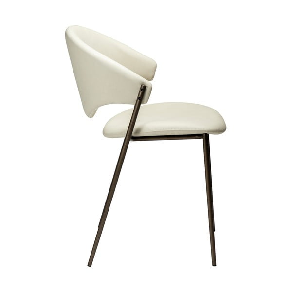 Sedia da pranzo avorio in similpelle Zone – DAN-FORM Denmark-image-2