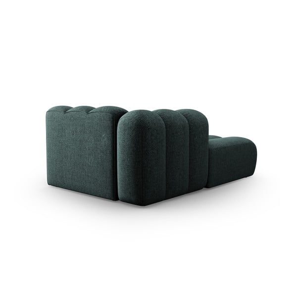Chaise longue componibile turchese (con penisola a sinistra) Lupine – Micadoni Home-image-3