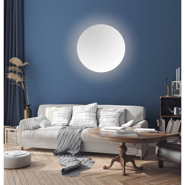 Specchio a parete con illuminazione ø 60 cm Luna - Mirrors and More-image-4